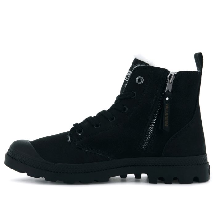 Bottes Palladium Pampa Hi Zip WL Homme Noir | FR SMI628A